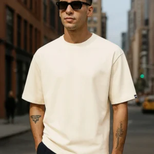 Men's Off White Oversized T-shirt